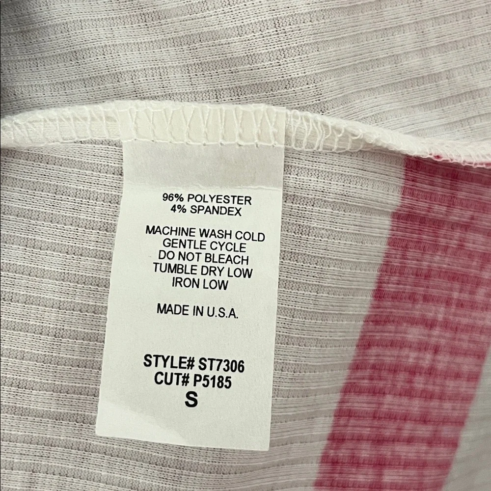 Colorful Striped Knot-Front Tee by Hailey & Co. - Picture 7 of 7
